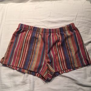 Striped shorts